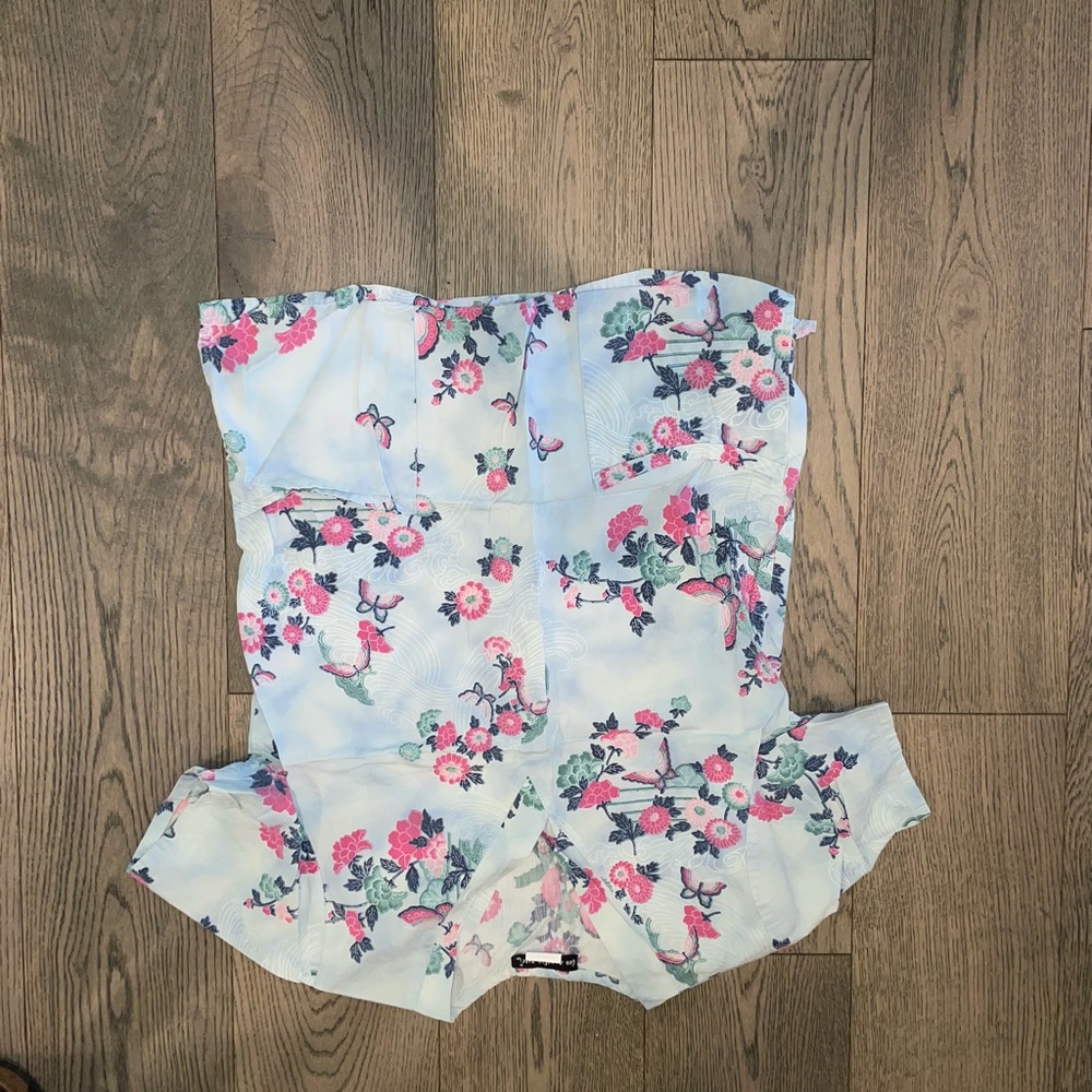 colorful scrubs top